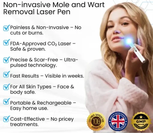 Hidone® 2-In-1 Non-Invasive Laser Pen